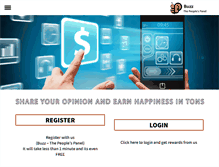 Tablet Screenshot of buzz-thepanel.com